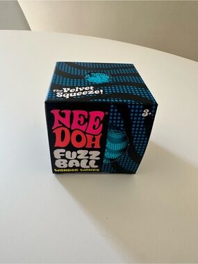 NeeDoh Blue Wonder Waves Fuzz Ball- Authentic Schylling